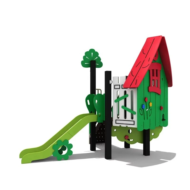 Children Kindergarten Preschool Playground Equipment Kids PE Slides Outdoor Amusement Equipment