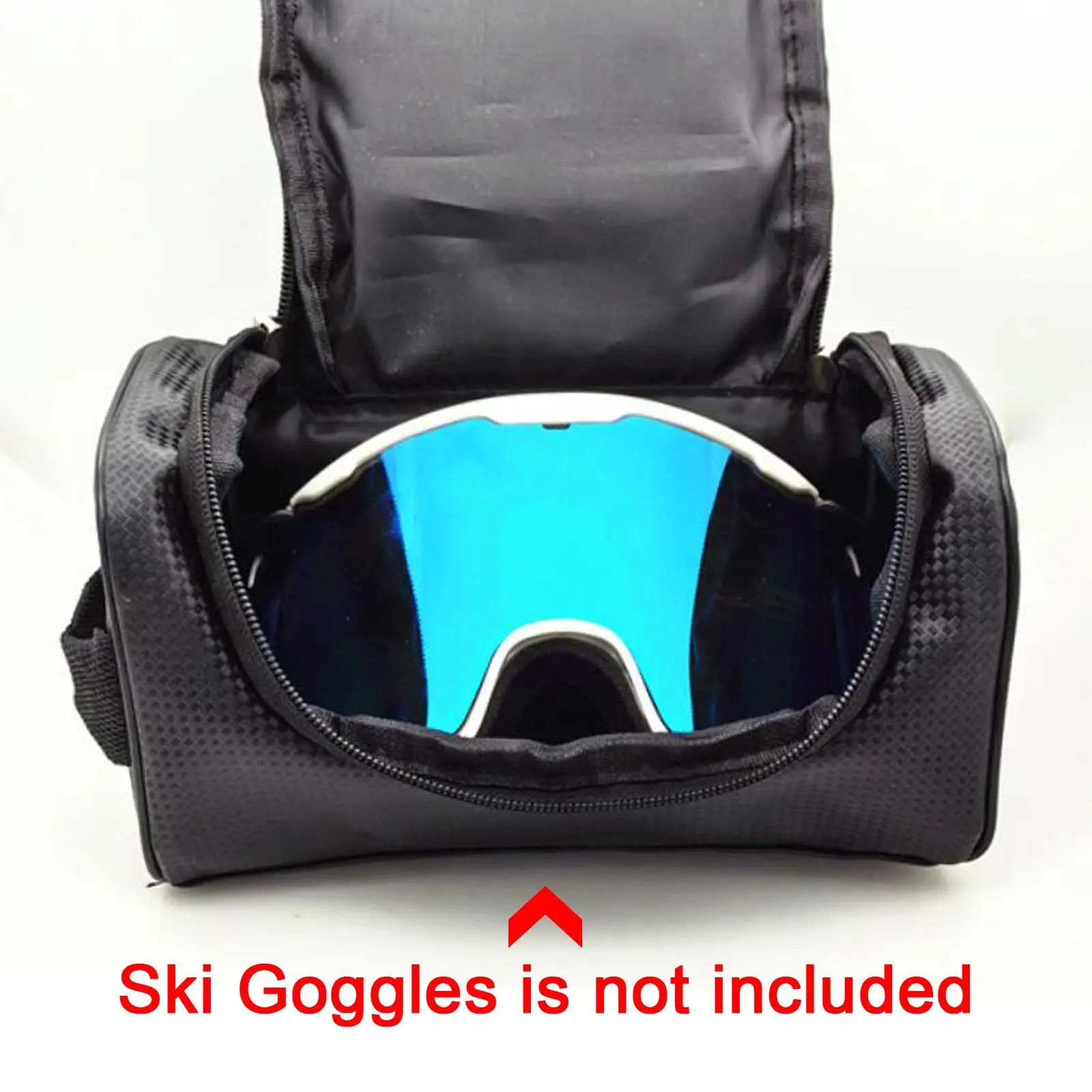 スキーゴーグルケース トラベルキャリングケース 軽量ジッパーケース 収納ホルダー