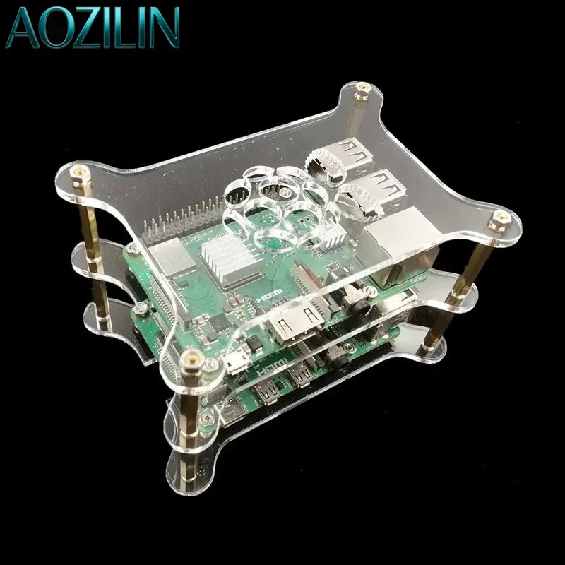 AOZILIN DIY Cluster Build Kit for Compact Single Board Computers Multi-Node Computing Compatible with Raspberry Pi Devices