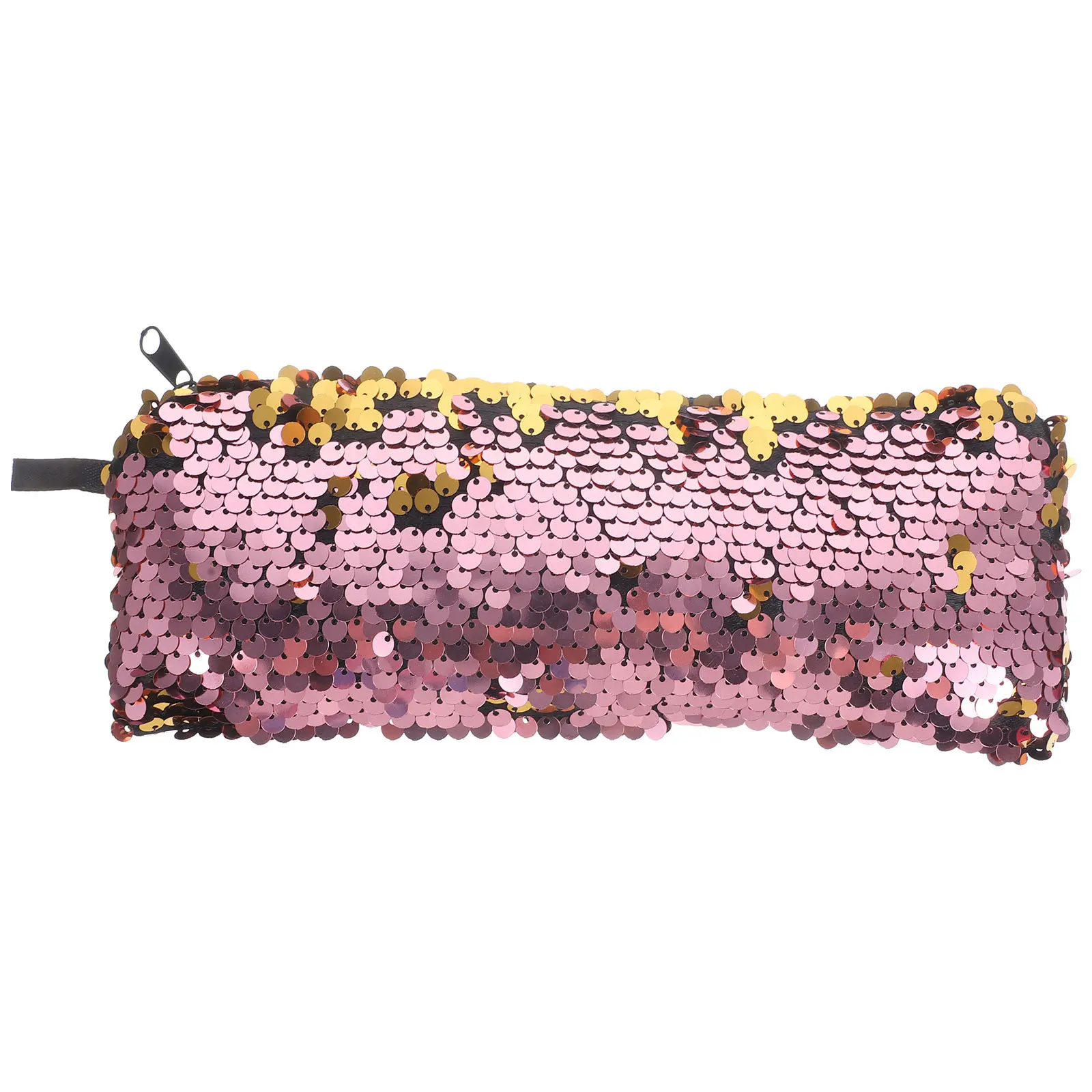 กระเป๋าเครื่องสำอาง 1 ชิ้น ความจุขนาดใหญ่ ผ้าโพลีเอสเตอร์วิ้งๆ สำหรับผู้หญิง กระเป๋าใส่ของใช้ในห้องน้ำแบบพกพา กระเป๋าเครื่องสำอาง