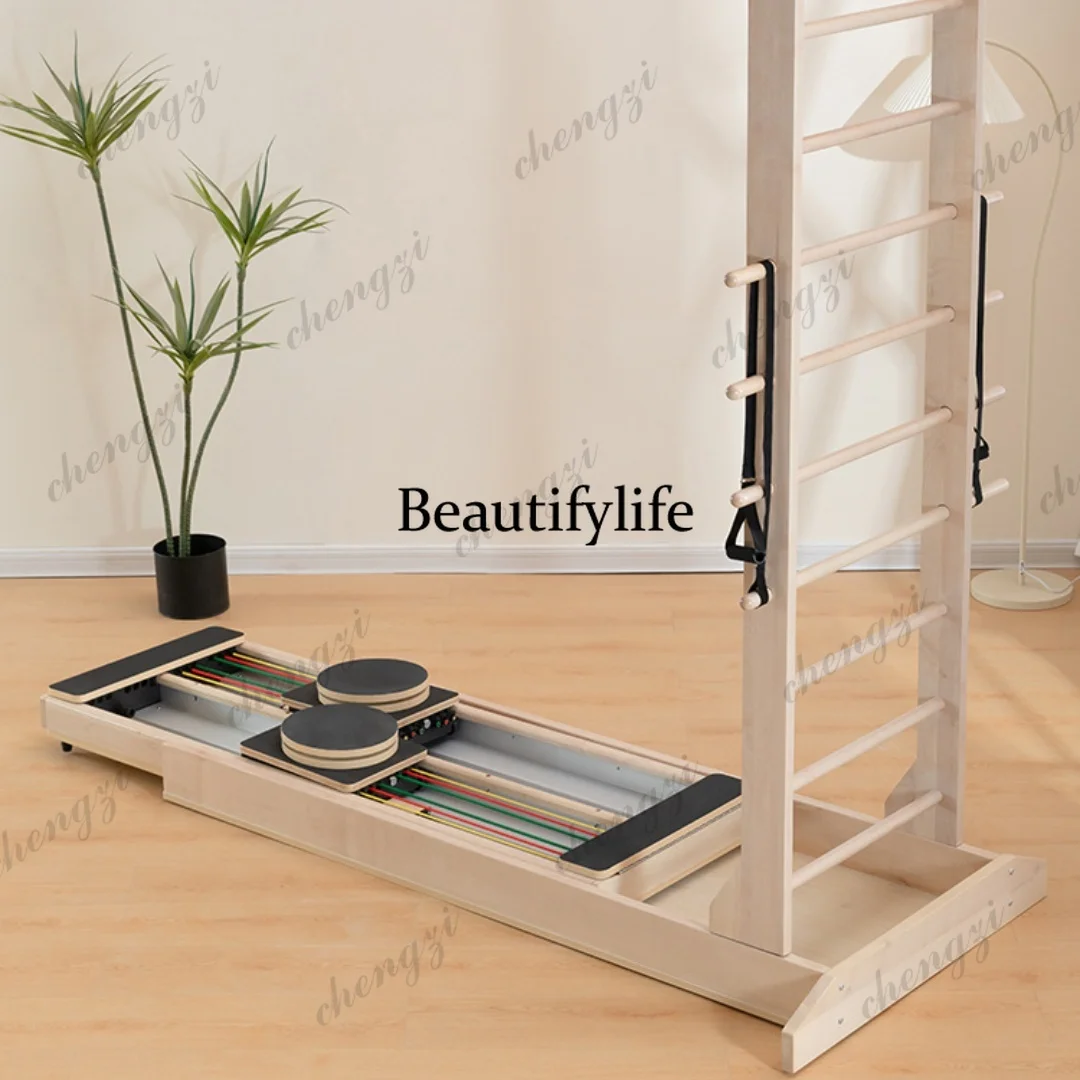 Pilates Large Instrument Two-way Core Ladder Bed Yoga Studio Double Track Ladder Bed Two-way Sliding Stretch Pilates Bed