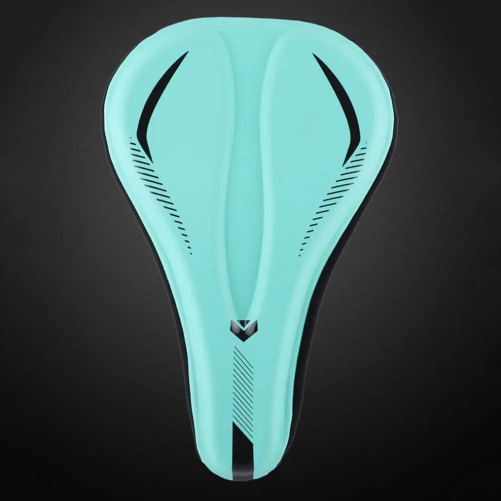 Soft Silicone Bicycle Seat Cushion Cover Waterproof Anti Vibration MTB Seat Cover Cycling Accessories Thickened Cycling Seat Pad