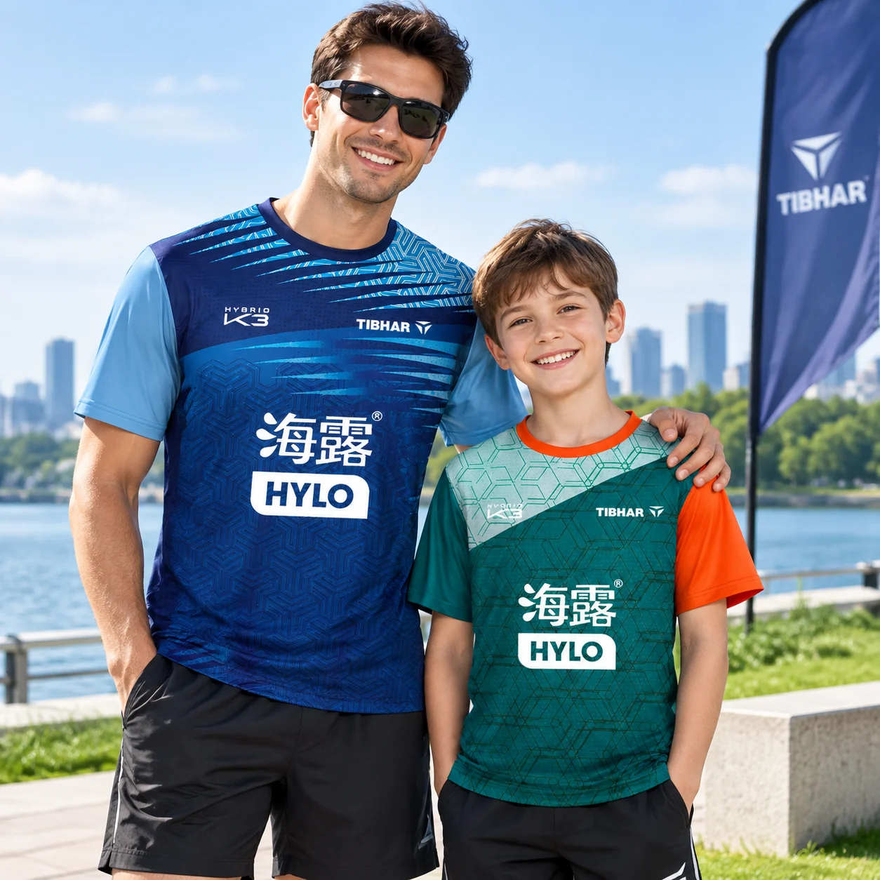Felix Lebrun Men's 3D Print Sports T-shirt Quick-Dry Breathable Table Tennis Jersey Short Sleeve Outdoor Street Team Training To