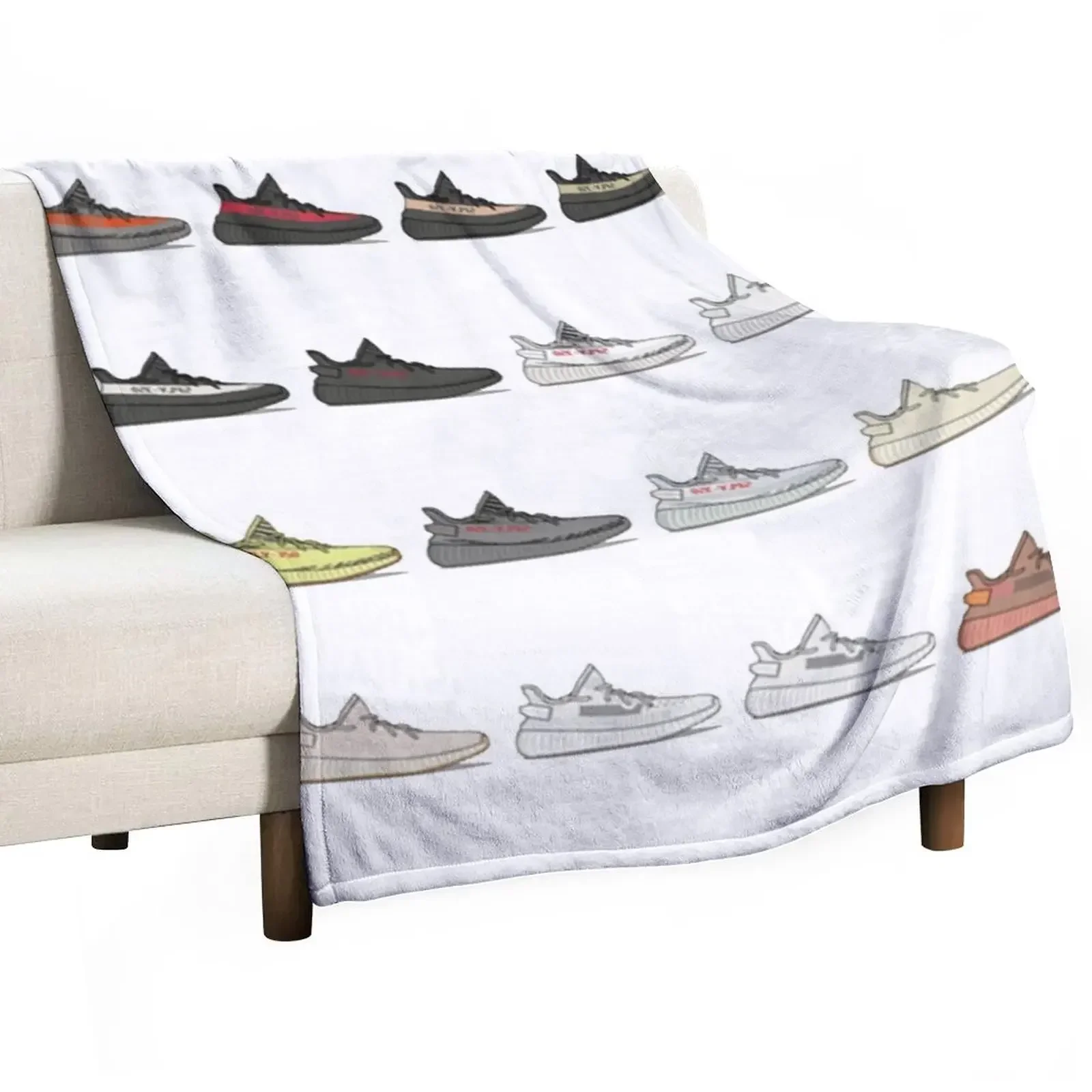 Sneaker New 350 Collection 2019 Throw Blanket Flannel Baby Soft For Sofa Thin Blankets