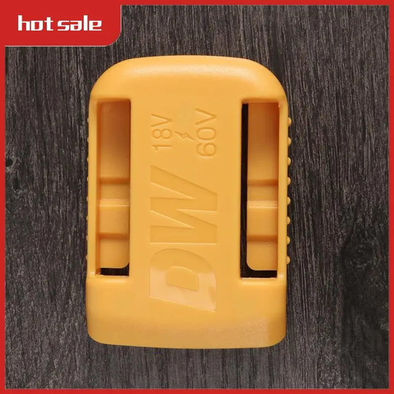 

A74I-14-Packs Battery Holders For Dewalt 20V Mount Dock Fit For 20V 60V MAX Yellow (No Battery)