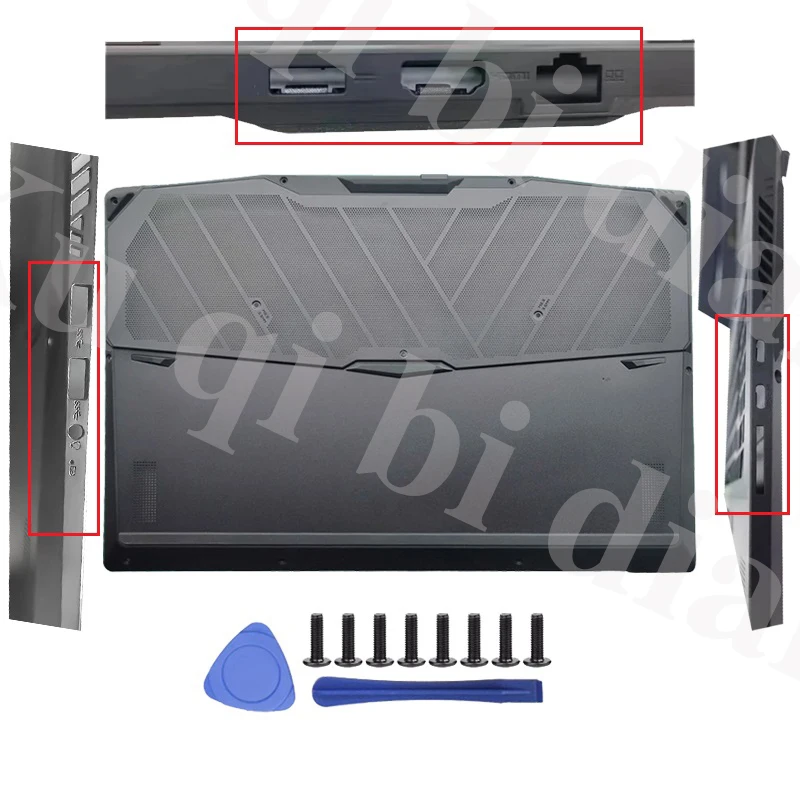 For MSI Stealth GS77 MS-17P1 MS-17P2 Notebook Screen LCD Back Cover/Front Bezel/Hinges/Palmrest/Bottom Case Laptop Accessories