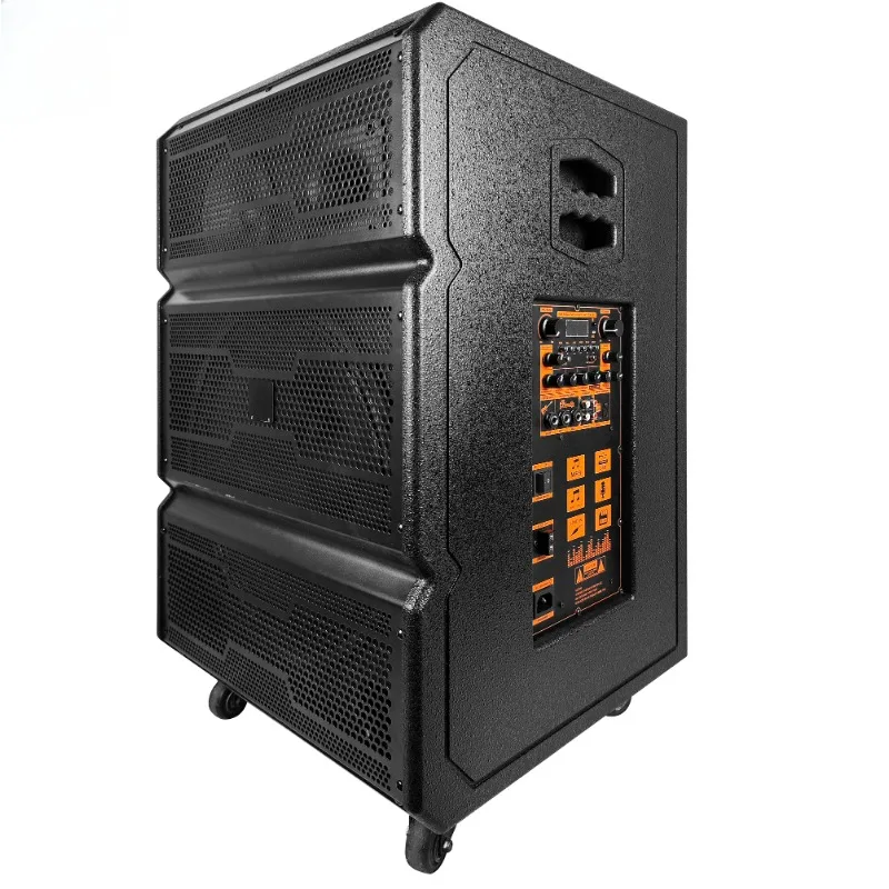 2023 NEW trend professional audio box 15 inch big power wooden pa system outdoor karaoke speaker