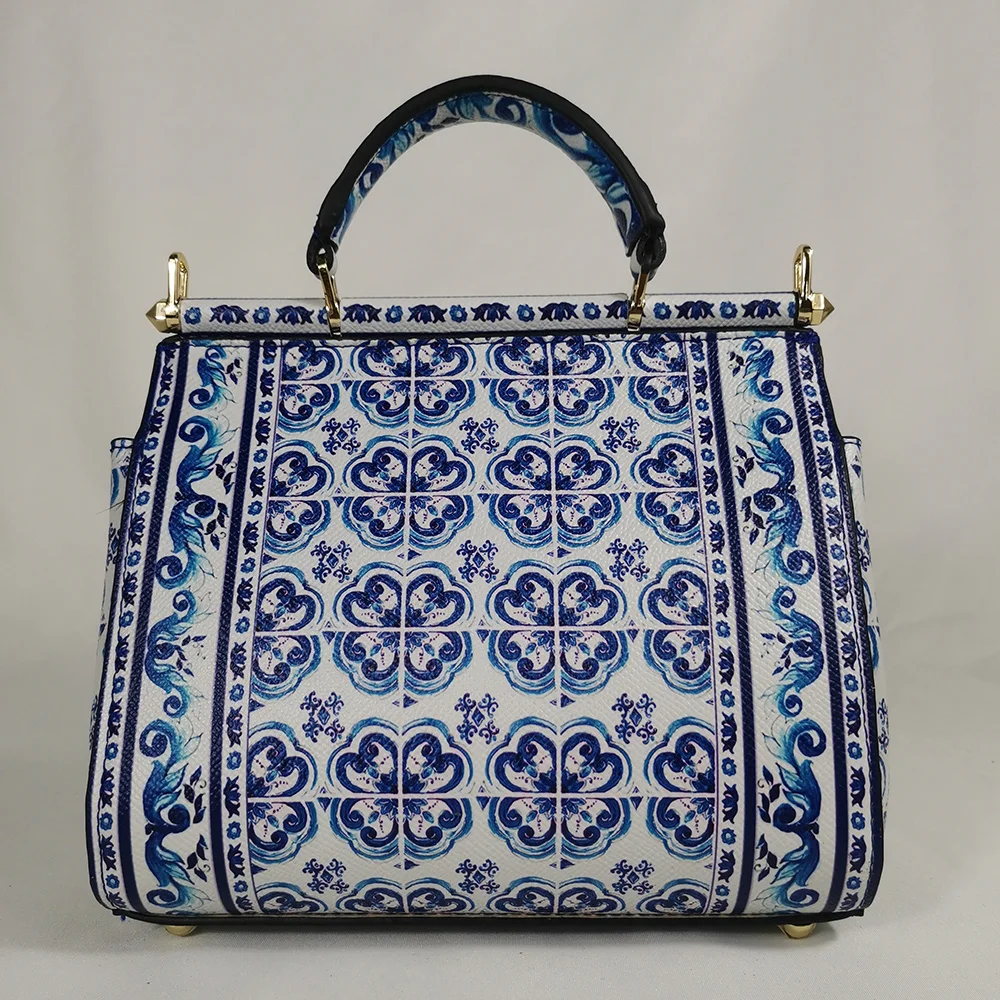 Ladies Handbags Rose Lady Shoulder Bag Tote Bag Leather Female Crossbody Brand De FD99060124signer Yellow