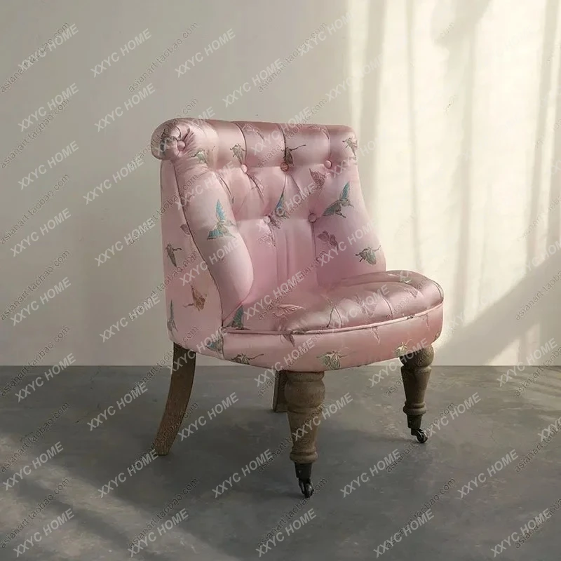 

JJAmerican Sofa Single Leisure Chair [Leisure Chair European Fabric Sofa