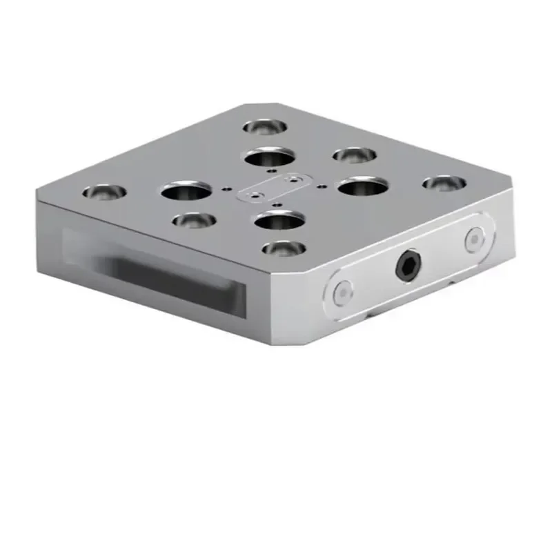 CNC Fixture Base with Zero Point Positioning System Quick Change Pallet Setup Alloy Steel Modular Fixturing