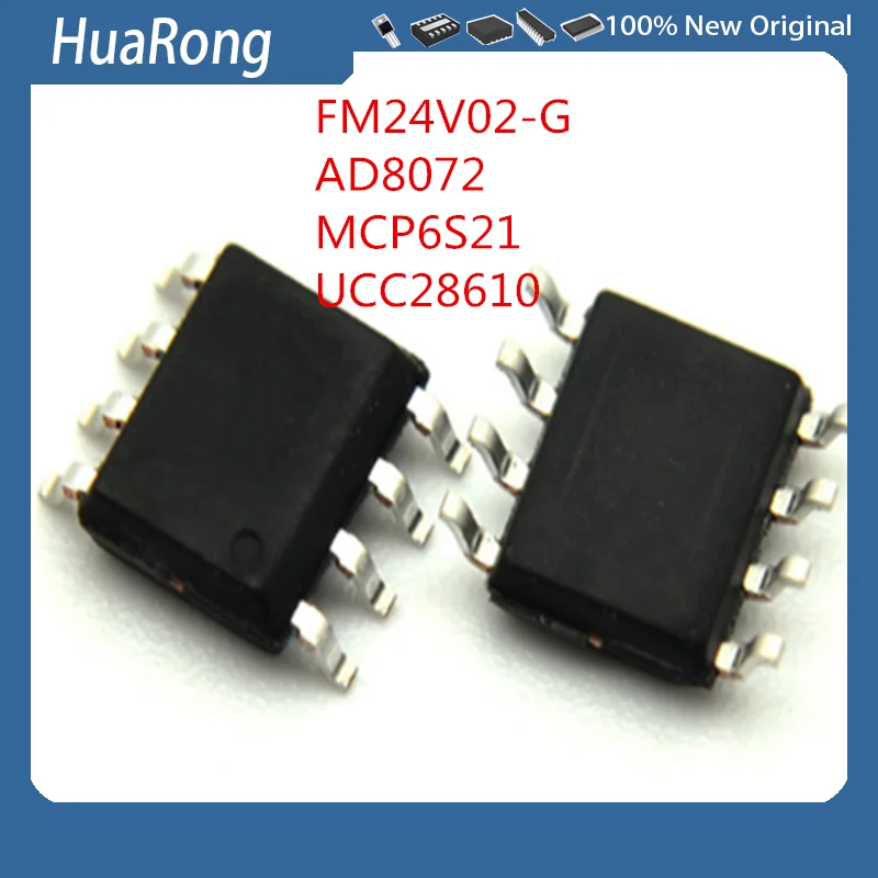 5Pcs/Lot  FM24V02-G FM24V02-GTR FM24V02   AD8072   MCP6S21-I/SN   UCC28610   SOP8