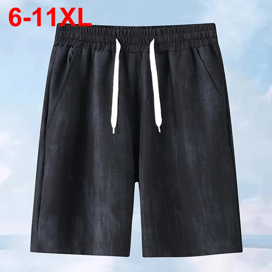 

11XL 10XL Мужские шорты больших размеров Летние тонкие быстросохнущие шорты Спортивные шорты Мужские свободные шорты большого размера 8XL 9XL