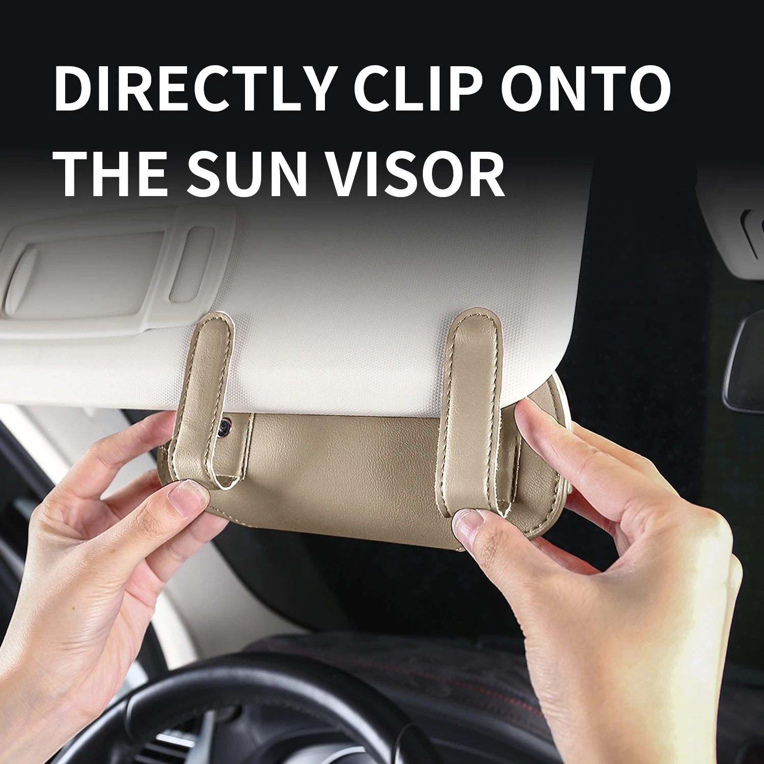 لتويوتا كورولا ليفين فرونت لاندر كورولا كروس فيوس يارس صندوق نظارات السيارة المحمولة حامل نظارات السيارة اكسسوارات السيارات #4