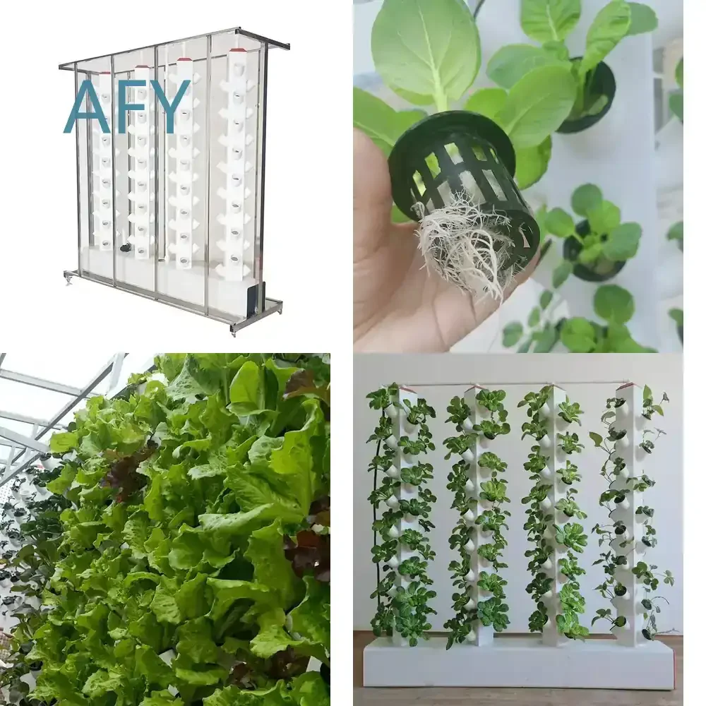Hydroponic Growing System for Vertical Rotary Tower Garden Light for Indoor Planting Nutrients Aeroponic Hydroponics Kit
