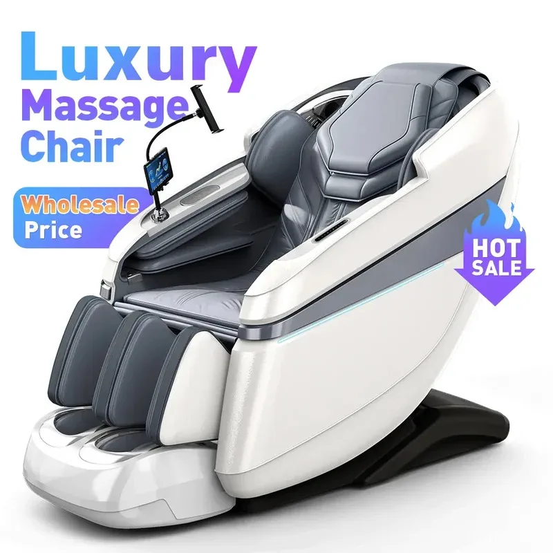 Full Body Massage Chair, Zero Gravity Recliner, Reclining Luxury Electric Heated Chair for Home and Office