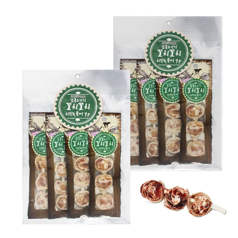 Puppy Care puppy dog book snack skewers chicken drum 4p x 2 pieces