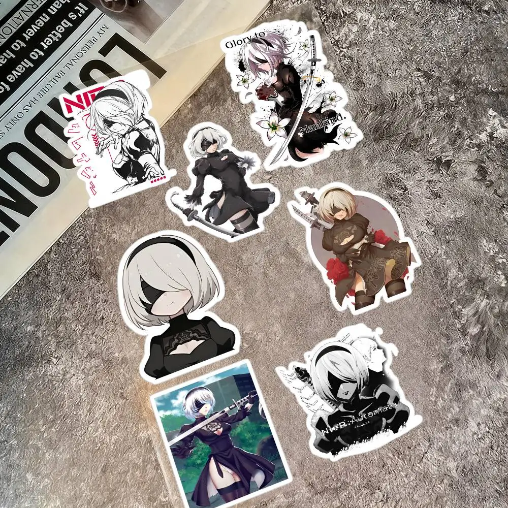 N-ieR A-utomata Stickers Auto Body Bumper Windows Motorcycle Laptop Walls Vinyl Decal Car Tuning Accessories