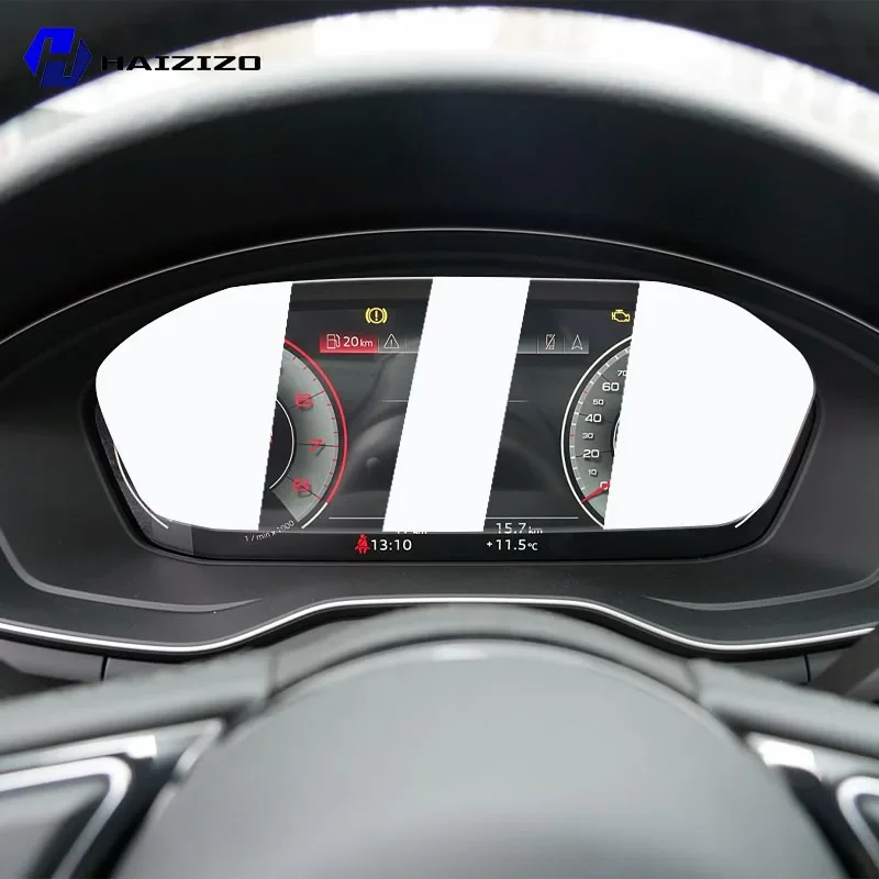 For Audi A4 B9 2021-2025 Car speedometer LCD screen protective film anti fingerprint tempered glass accessories anti scratch