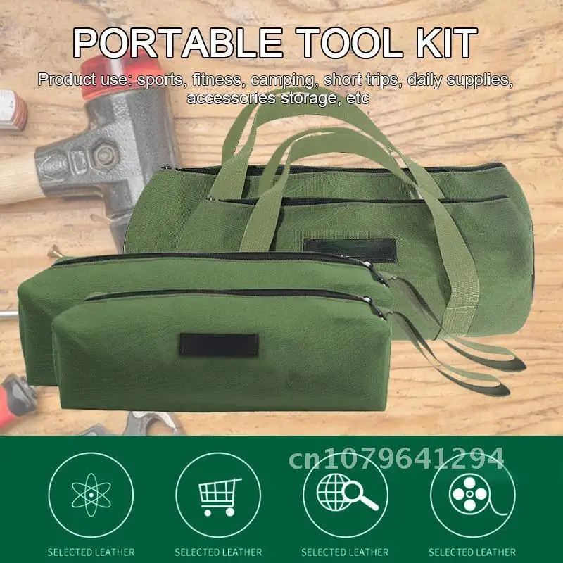 

Canvas Tool Pouch Thickened for Electrician Screwdriver Pliers Repair Hand Tools Portable Electrical Organizer Bags Storage.