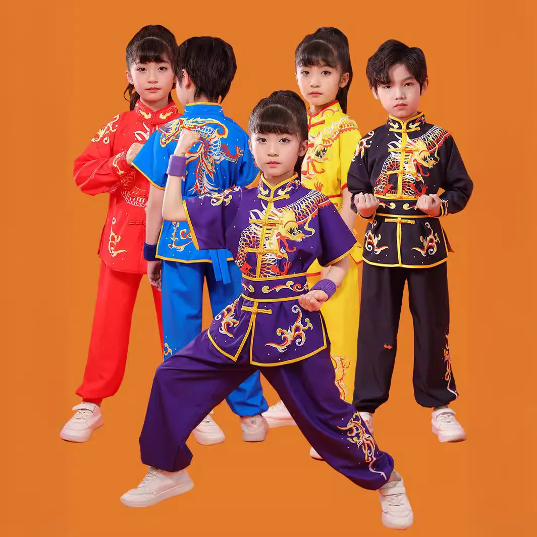 

Tai Chi Wushu Clothes Adult Martial Arts Suit Child Chinese Traditional Wing Chun Shaolin Costume Children's Kung Fu Uniform