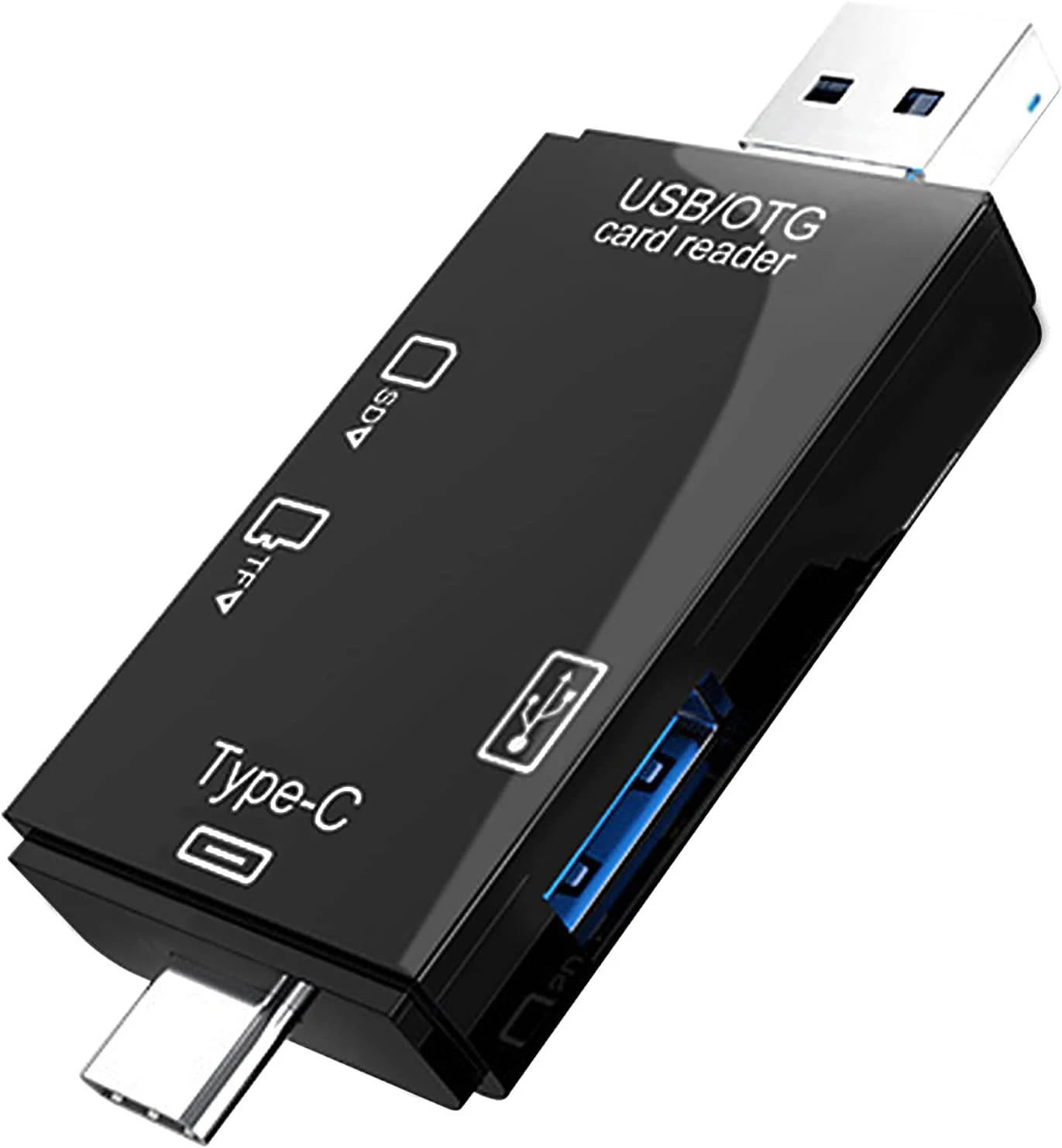 5 in 1 Multifunction USB 3.0 Type C USB Micro USB SD TF Memory Card Reader for Android Computer Dock OTG Type C Adapter