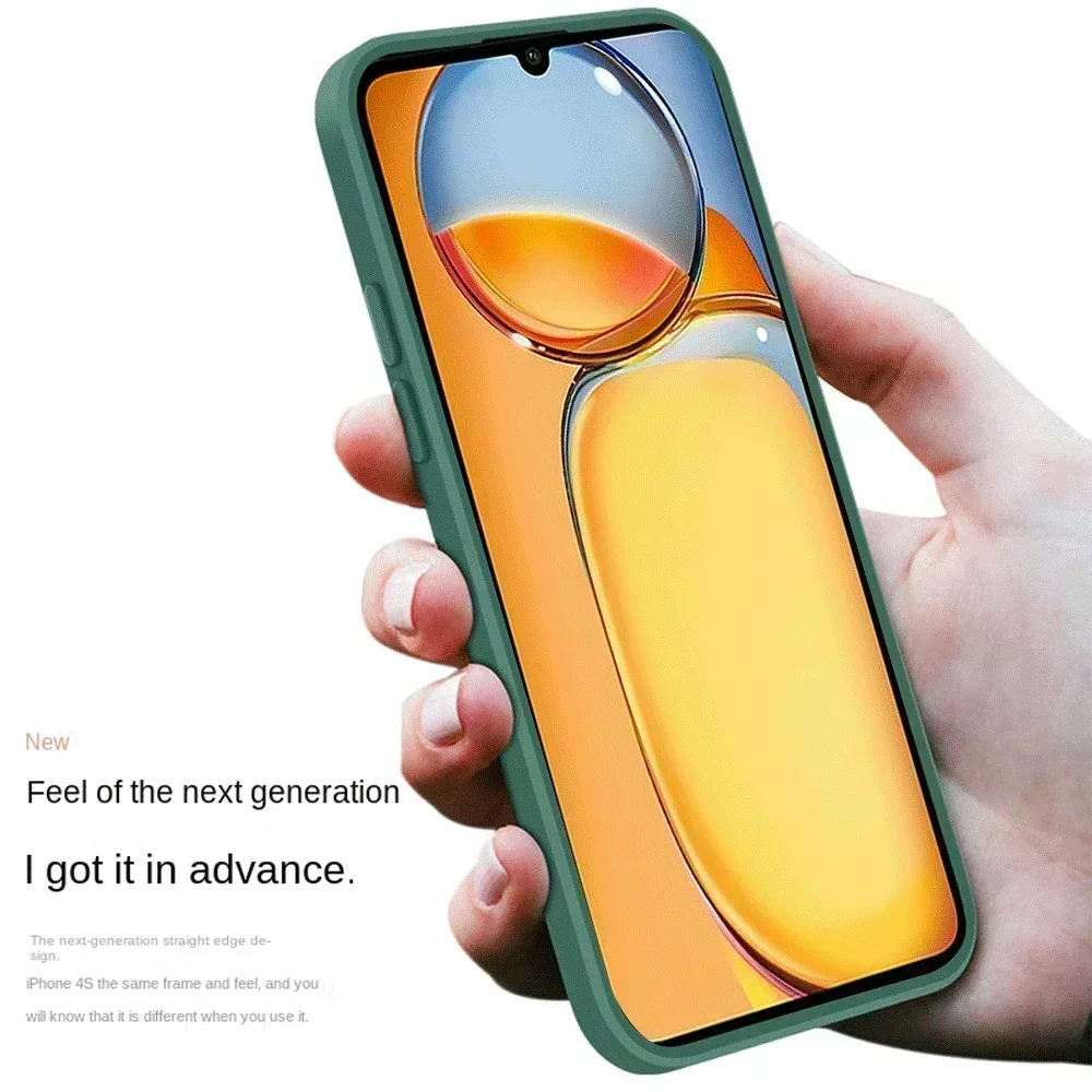 Роскошный чехол для телефона из жидкого силикона для Xiaomi Redmi 13C 13 c 23100RN82L, задняя крышка, противоударная защитная задняя крышка из ТПУ