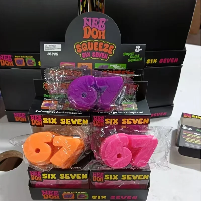 Hot Nee Doh 67 Squeeze Toy Soft Stress Relief Squeeze Sensory Toys Office Relaxation Toy Commemorate Gifts Birthday Party Favors view 5