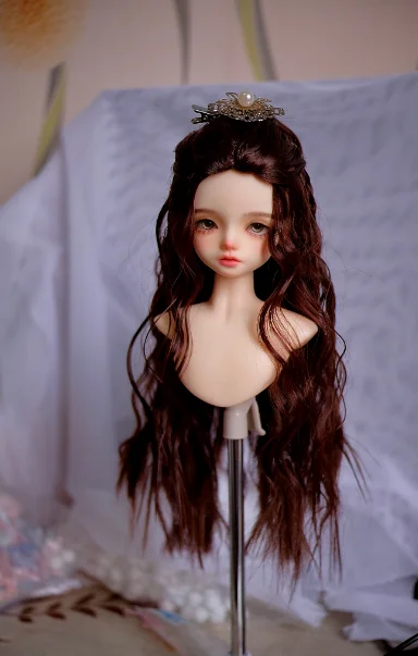 D04-A2041-1 children handmade toy 1/3 1/4 uncle Doll BJD/SD Accessories wig Half tab high horsetail  hair 1pcs