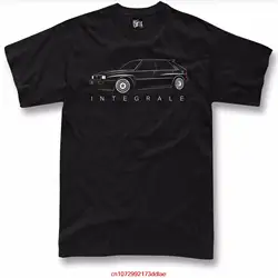 Lancia Delta T-shirt Integrale Rally Kemeja Klasik Turbo T Shirt