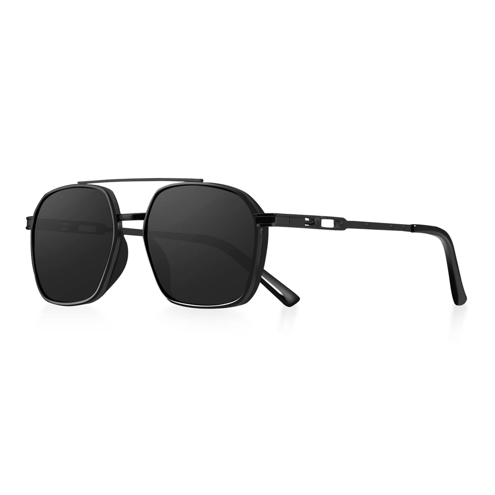 CRIXALIS Polarisierte Sonnenbrille Für Frauen Männer Vintage Mode Metall Rahmen Sonnenbrille Reisen Fahren Golf UV400 Schutz – Detail 5