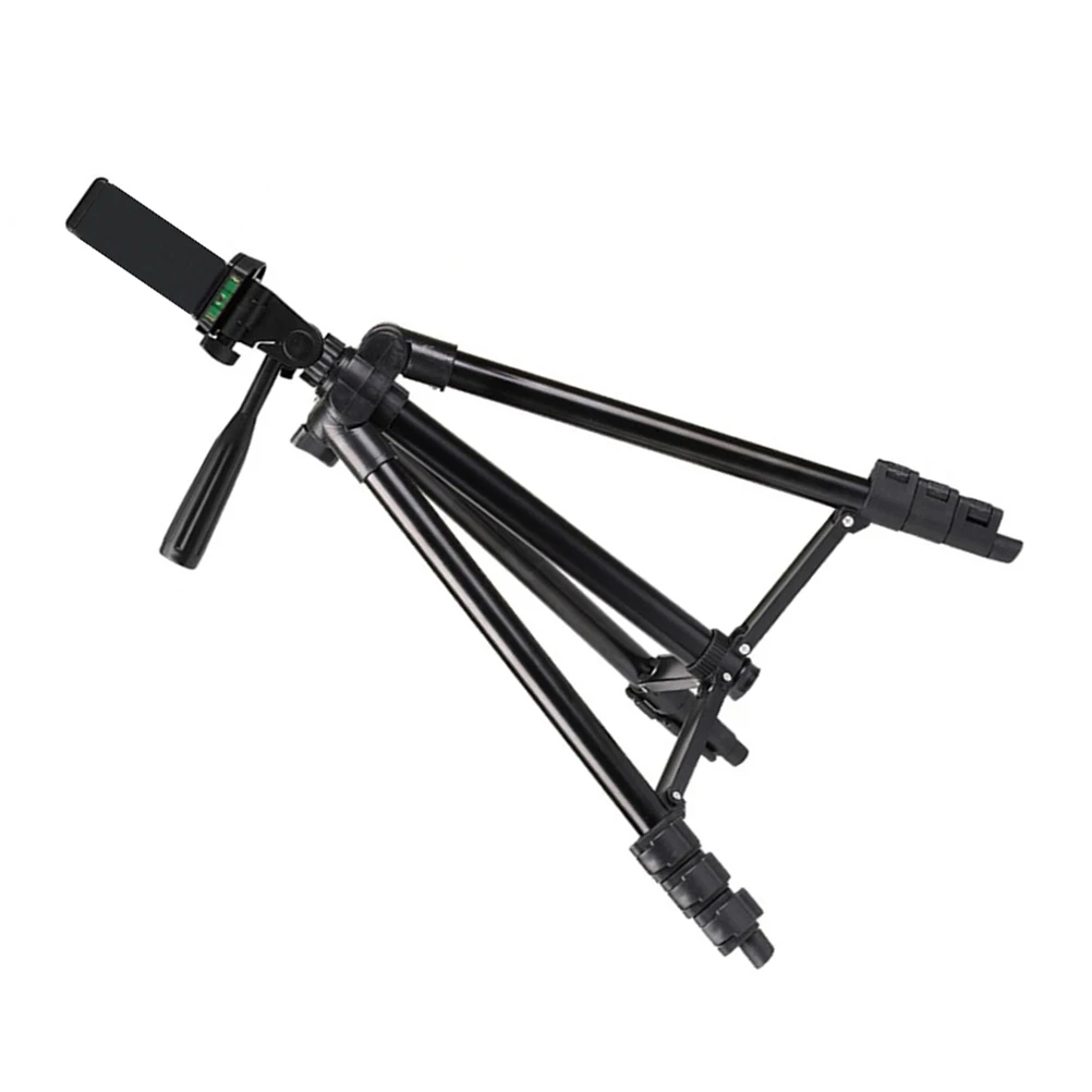 

Portable Camera Tripod St for Smartphones Digital Cameras Adjustable Height Aluminum Alloy Photography TriangleBracket Holder St