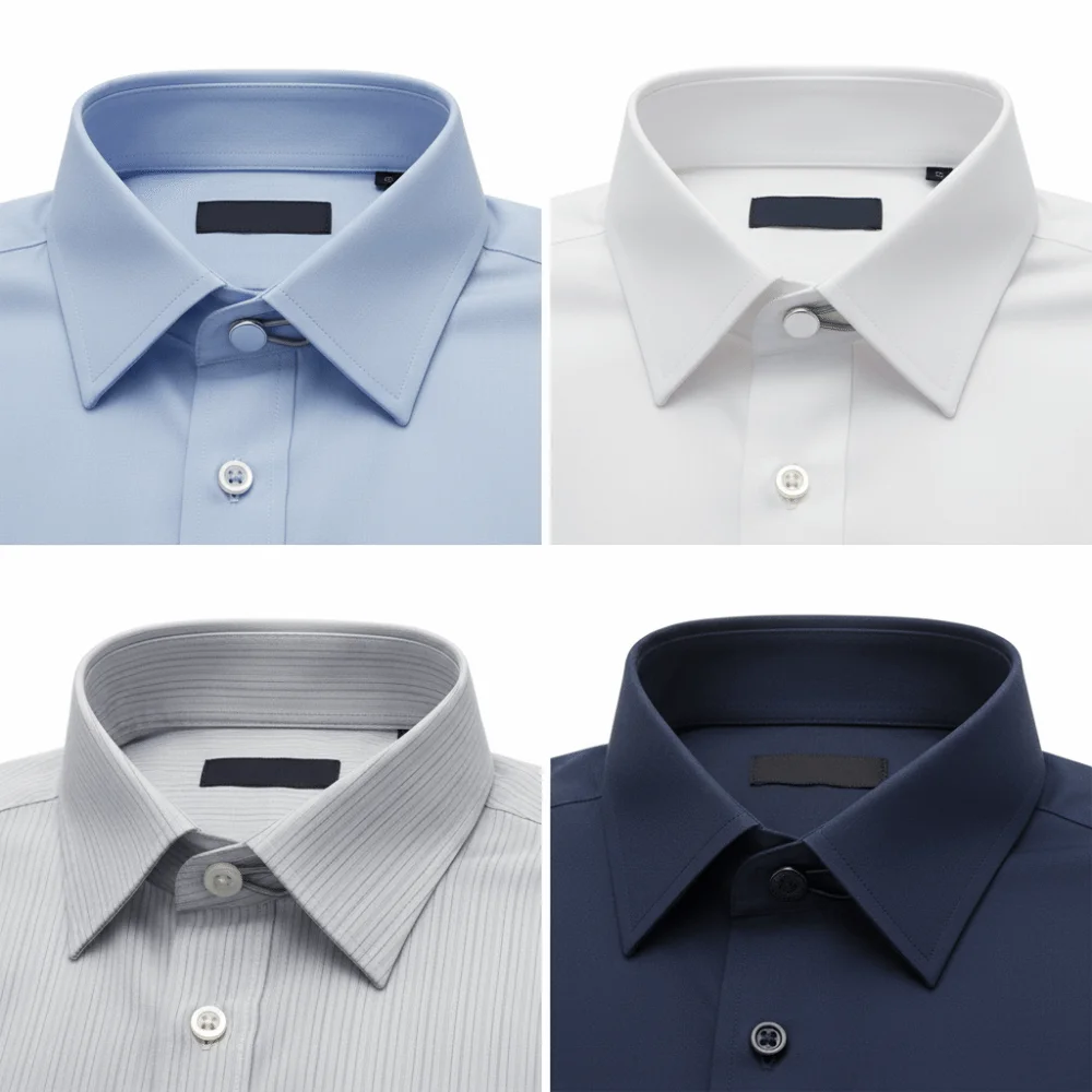 10pcs 10Pcs Set Collar Extenders Alloy Spring Elastic Loop Shirt Cuff Button Flex Mixed Colors Hidden Design Dress Shirt Clips