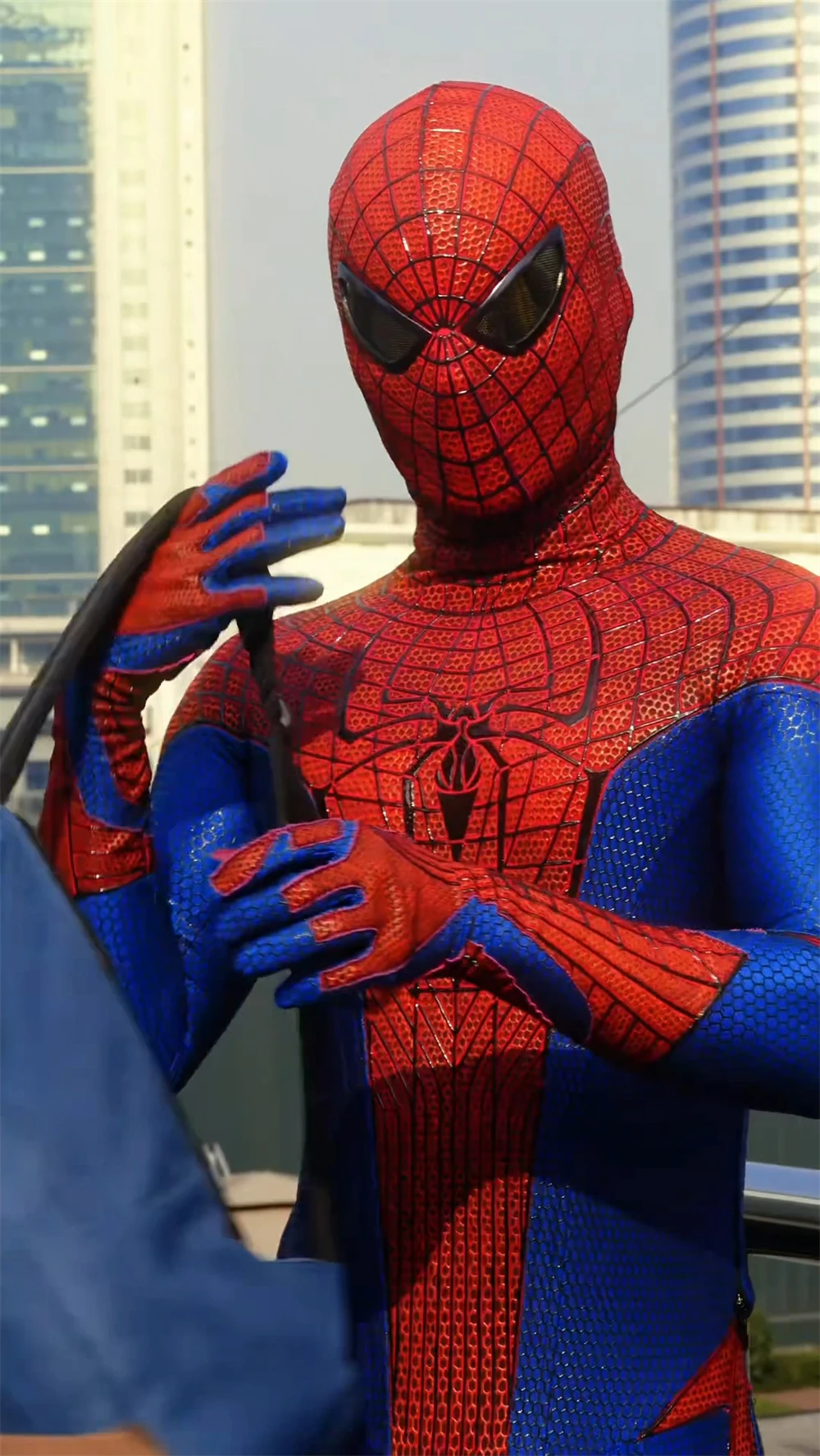 カスタムスパイダーマン1ヘルメット、アンドリュー・ガーフィールド