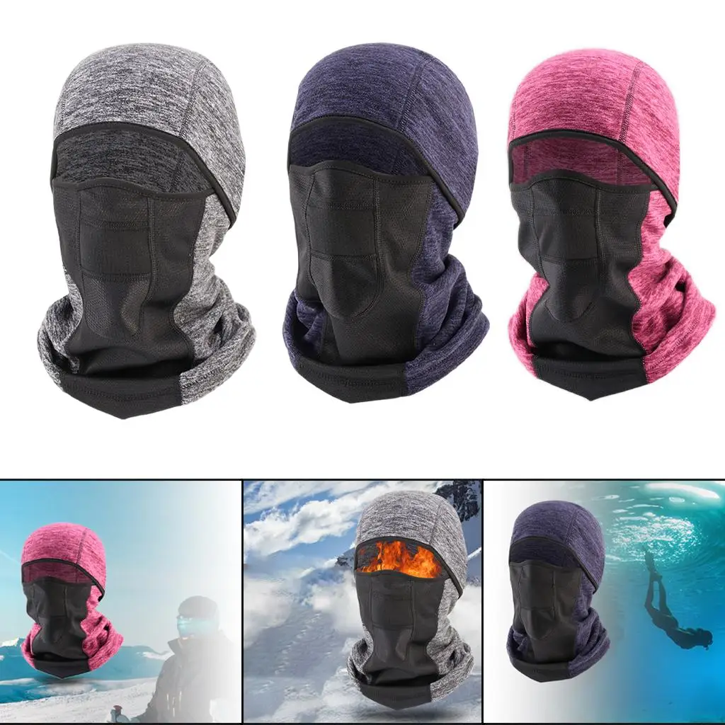 

Зимние шапки-балаклавы, ветрозащитная, водонепроницаемая, полнолицевая, мягкая защита для шарфа