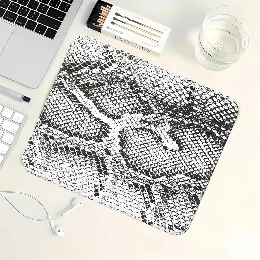 Mouse Pad Computer Laptop Pad Keyboard Mouse Pad Game Console Pad Desk accessories office Pad rubber Snakeskin