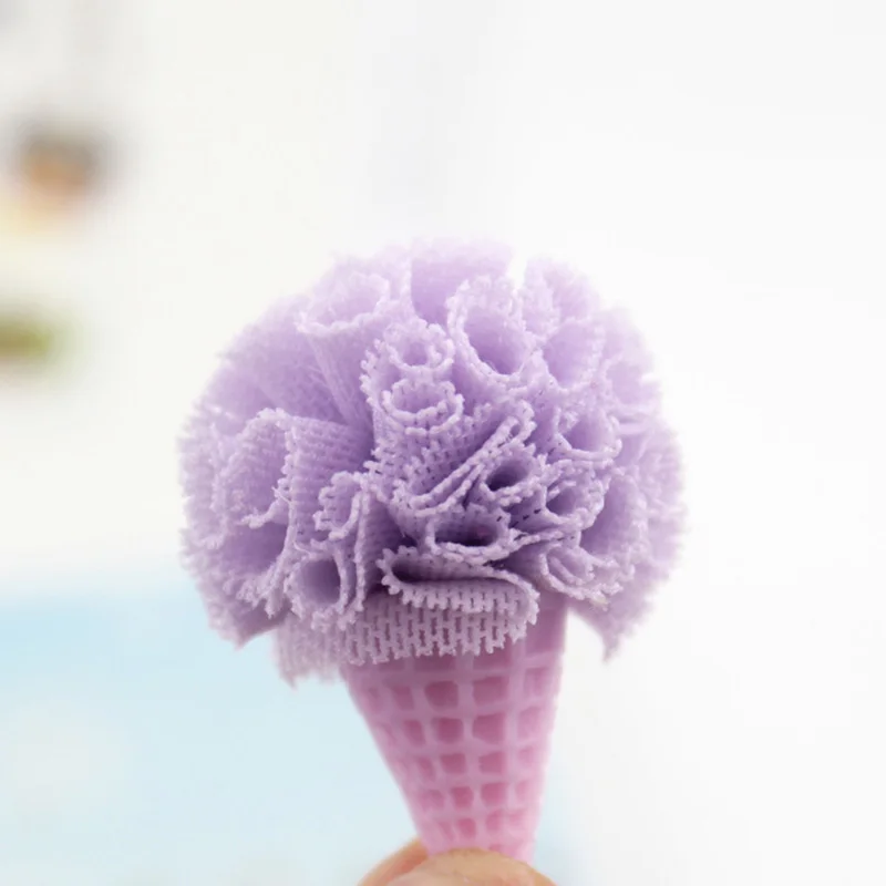 20PCS/Lot3.5*2.5cm colorful Ice Cream Padded Applique Crafts for Children Headwear Hair clip Accessorie and Garment Accessoir
