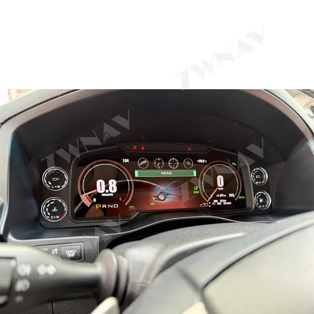 New Design Upgrade Digital Dashboard For Lexus LX570 2016-2021 LCD Virtual Driving display Cockpit Virtual Instrument Cluster