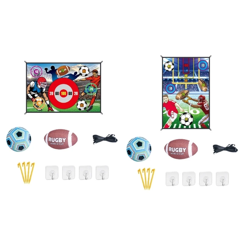 Toy with Targets for Little Athlete Children's Motor Skills Soft Soccer