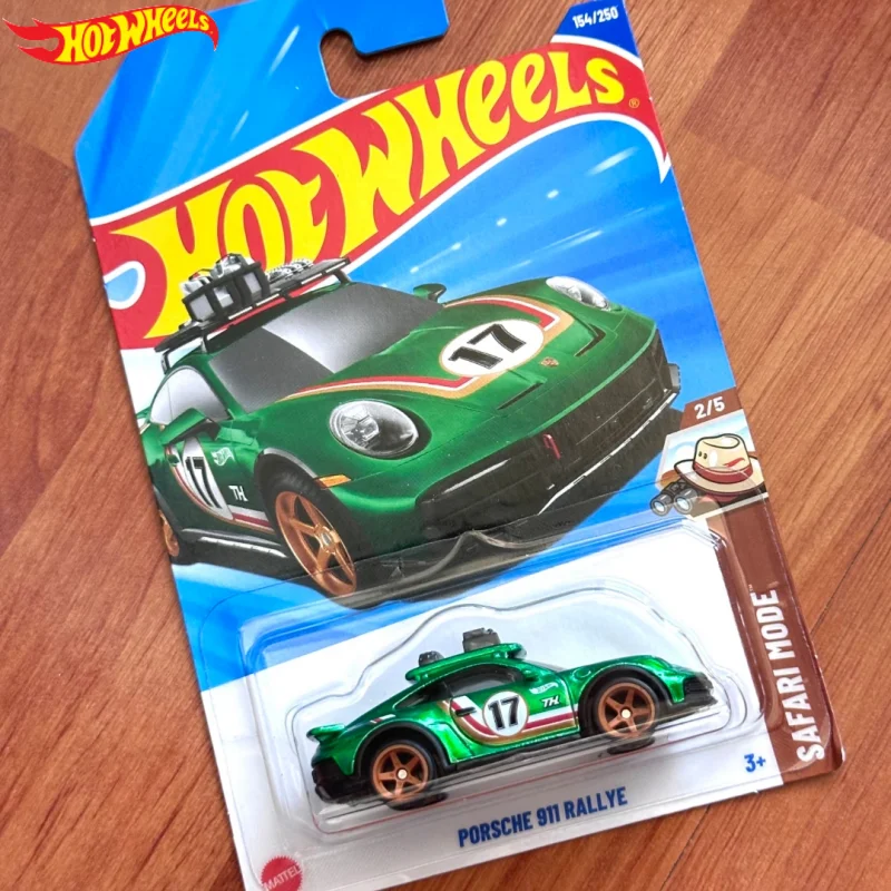2025 جرام الأصلي الساخن عجلات Th نموذج سيارة سوبر الكنز هانت بورش 911 رالي محدود تحصيل نموذج حلية الأولاد الهدايا #1