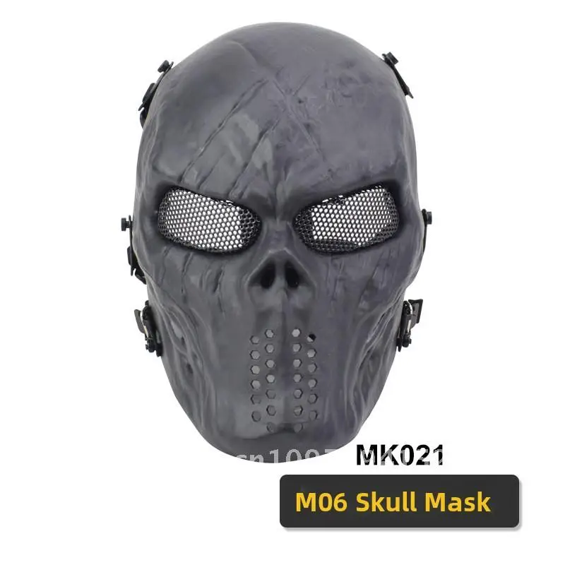 

CS Field Cycling Breathable Face Protection All Terrain Field Combat Iron Blood Skull Full Face Mask