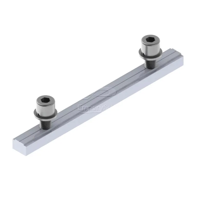Model Solar PV Mounting System Roof Aluminum Rail Extension Connector Anodized Panel Solar Panel Installation - Detail 1