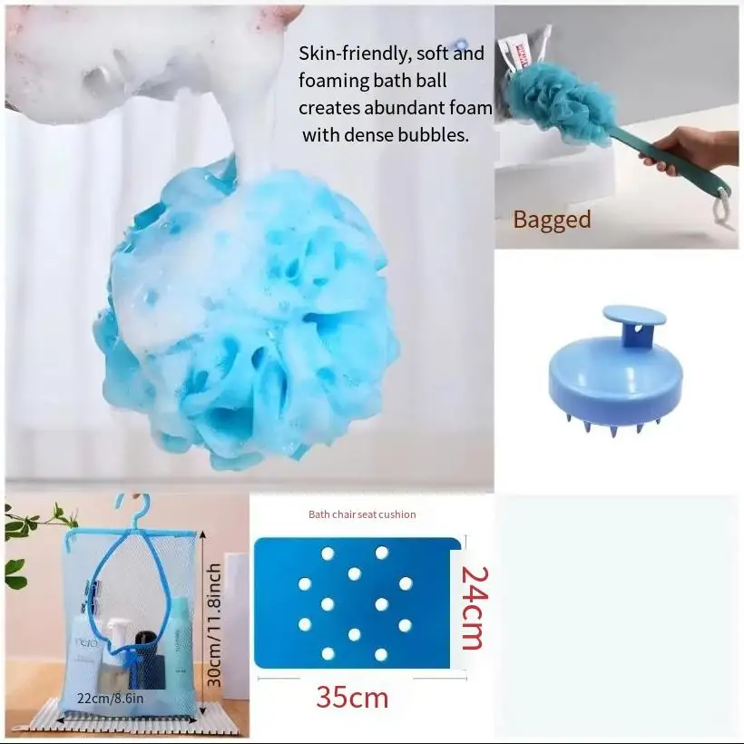 Non-slip Bath Chair Elderly Bath Tub Aid Seat Bathroom Bath Chair Shower Stool Seat Cushion Safe Bathroom Environment