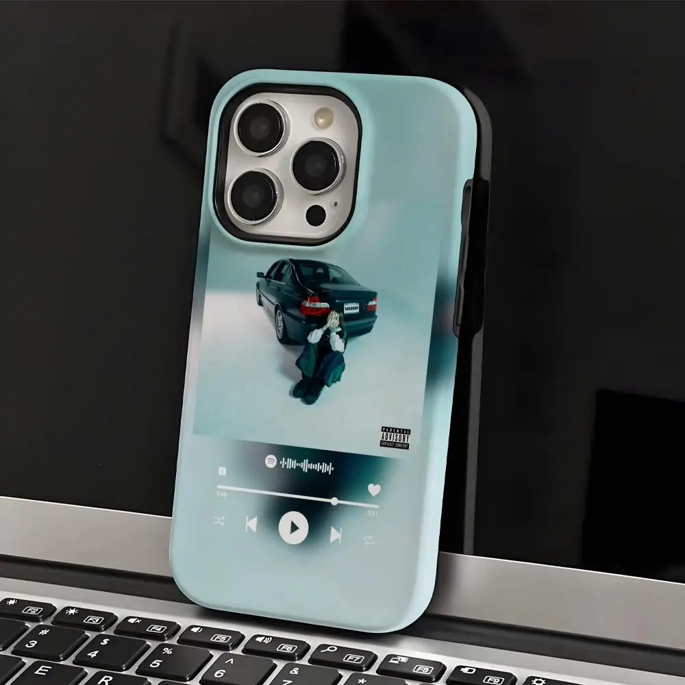 

Y-Young M-Miko Phone Case Phone Case INS For IPhone 17 16 15 14 13 12 11 Pro Max X XR XSMax Plus Glossy Film Hard PC Cover