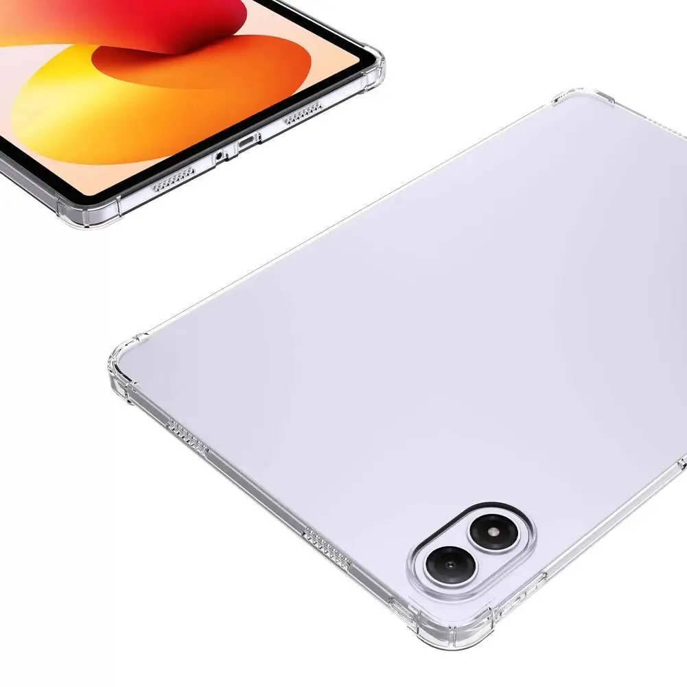 

﻿ Для redmi Pad 2 Pro 12,1-дюймовый защитный чехол, утолщенный мягкий силиконовый прозрачный чехол из ТПУ для планшета, прочный силиконовый чехол