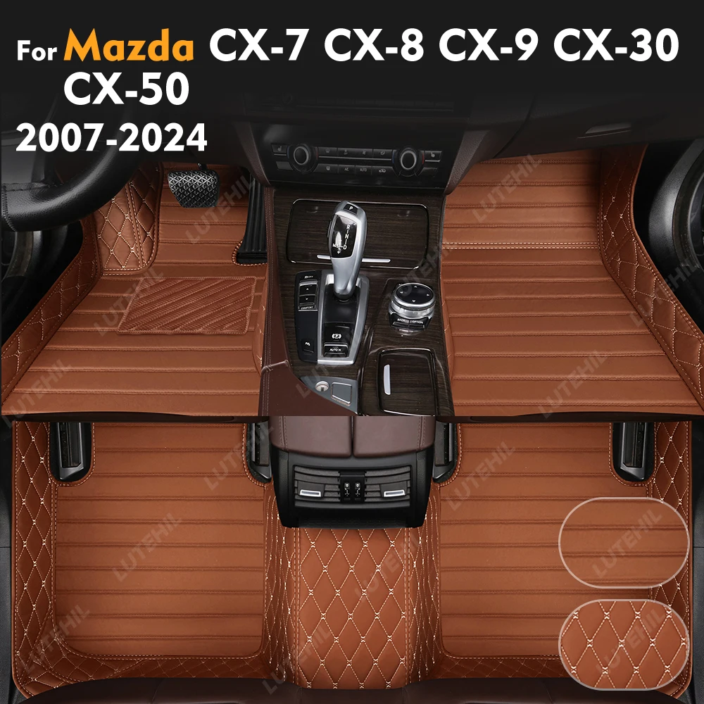 

Для Mazda CX-7 CX-8 CX-9 CX-30 CX-50 2007-2024 пользовательские автомобильные коврики, чехол, детали интерьера, аксессуары, защитная накладка