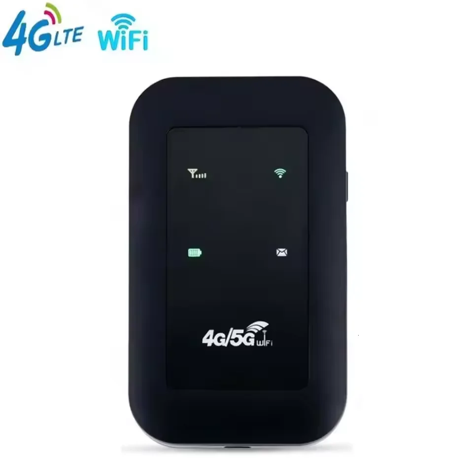 

4G/5G Mobile WIFI Router 150Mbps 4G LTE Wireless Router With Sim Card Slot Firewall VPN Portable Modem LCD display Wifi Hotspot