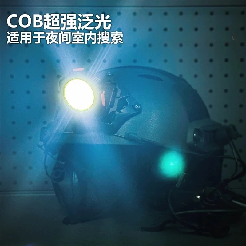 500LM Multifunctional Tactical Helmet Light LED Flashlight Outdoor Work Lighting Molle Mounted Torch Accessory