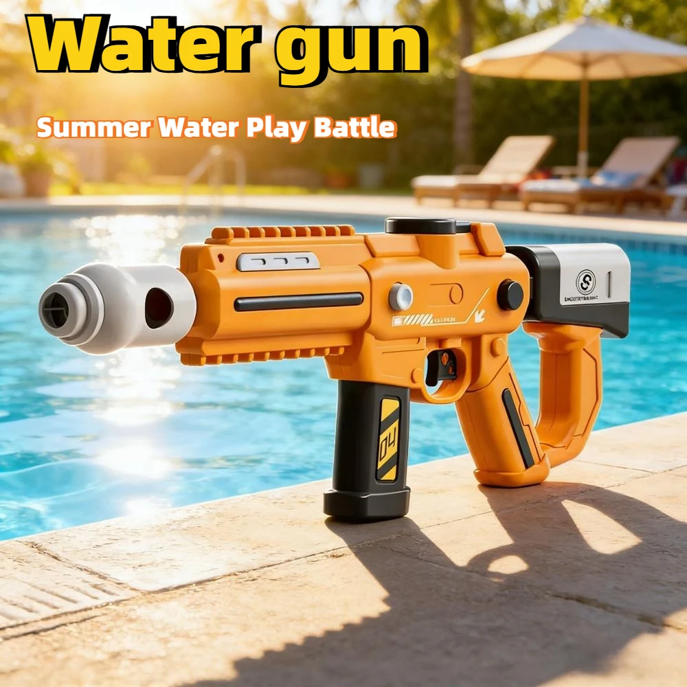 

Новый электрический водяной пистолет 2026 года с автоматической непрерывной стрельбой и LED-подсветкой – летняя игрушка для пляжа, бассейна, вечеринок для мальчиков, девочек и взрослых