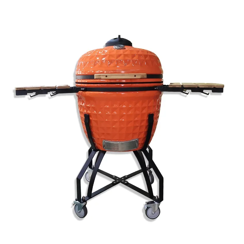 Hot-Selling Outdoor Kitchen Garden Ceramic Charcoal Big Egg BBQ Oven Kamado Grill