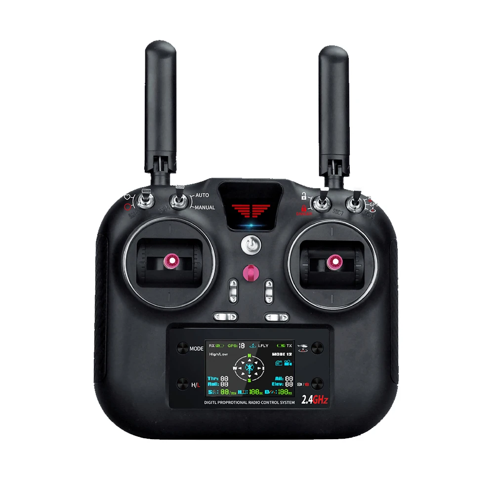 Eachine E188S AirWolf 2.4G 9CH 6G GPS Optical Flow Localization LiDAR TOF Altitude Hold Dual Brushless Motor RC Helicopter RTF